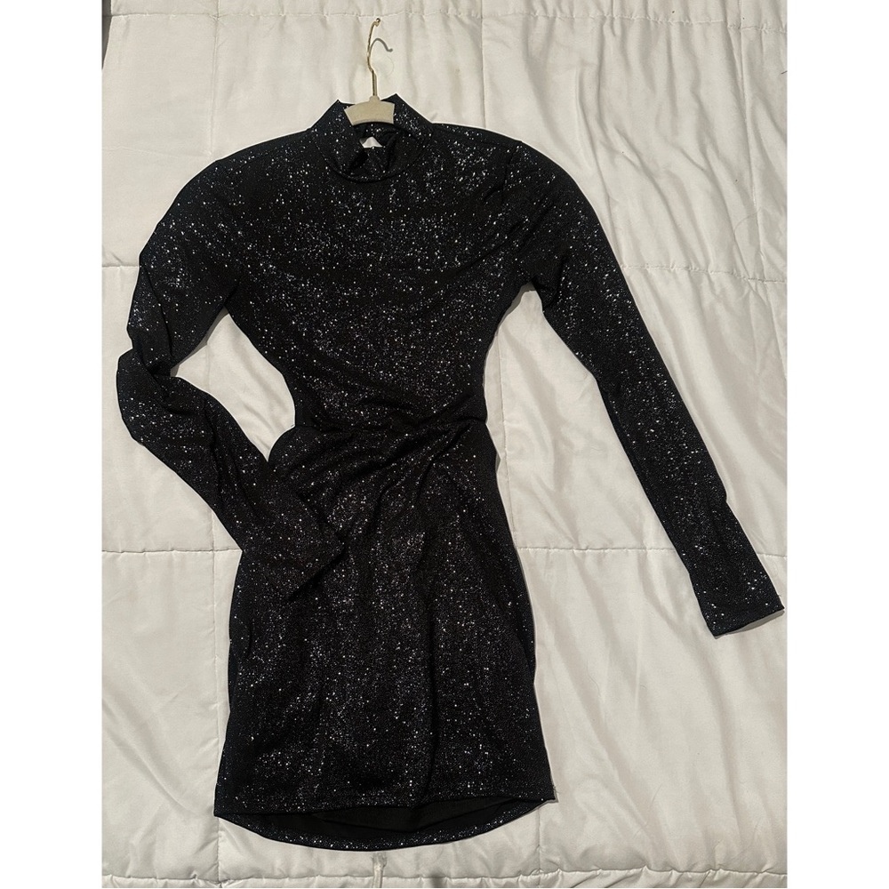 Lucy In The Sky Black Mini Dress